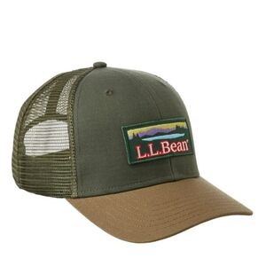 L.L. Bean Green and Brown Trucker Hat
